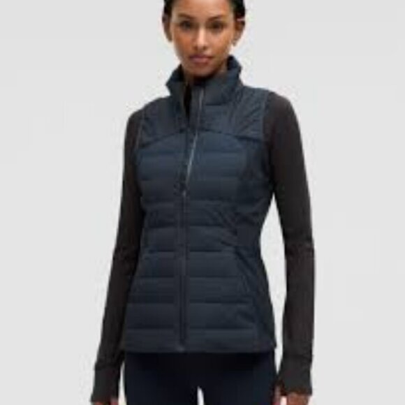 lululemon athletica Down for a Run vest, MAROON, size 10 - Picture 4 of 10